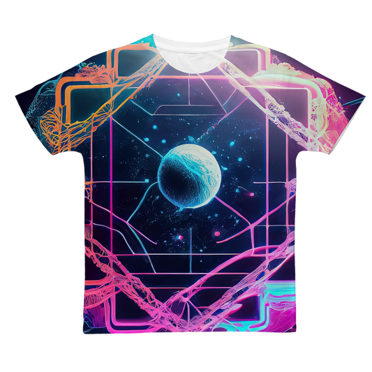 Neon Realm - Quantum Sunrise Classic Sublimation Adult T-Shirt