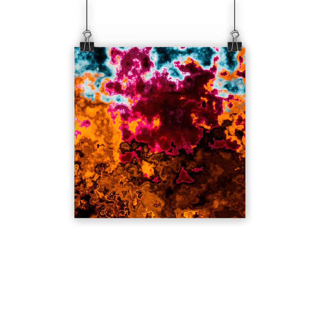 Abstract Lava Classic Poster