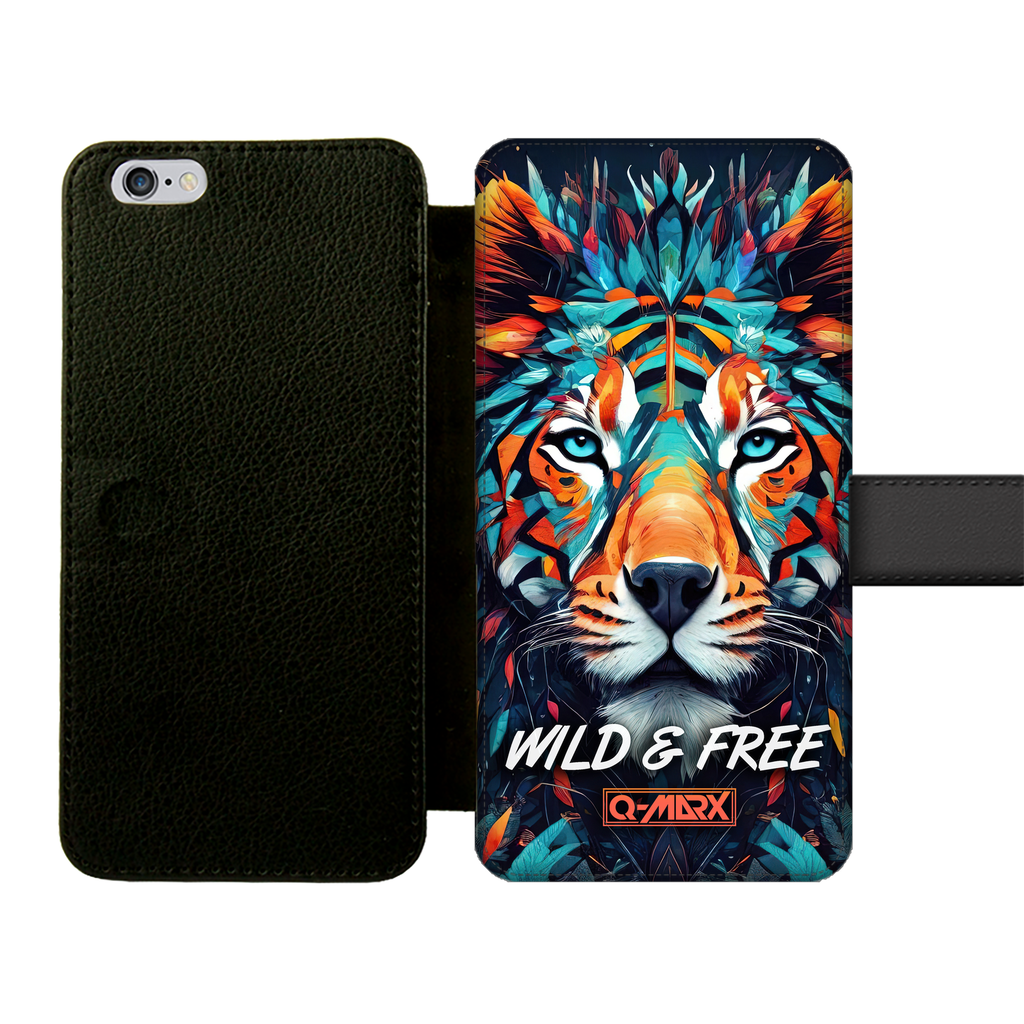 Wild & Free Front Printed Wallet Cases