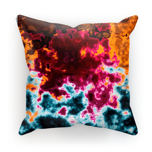 Abstract Lava Sublimation Cushion Cover