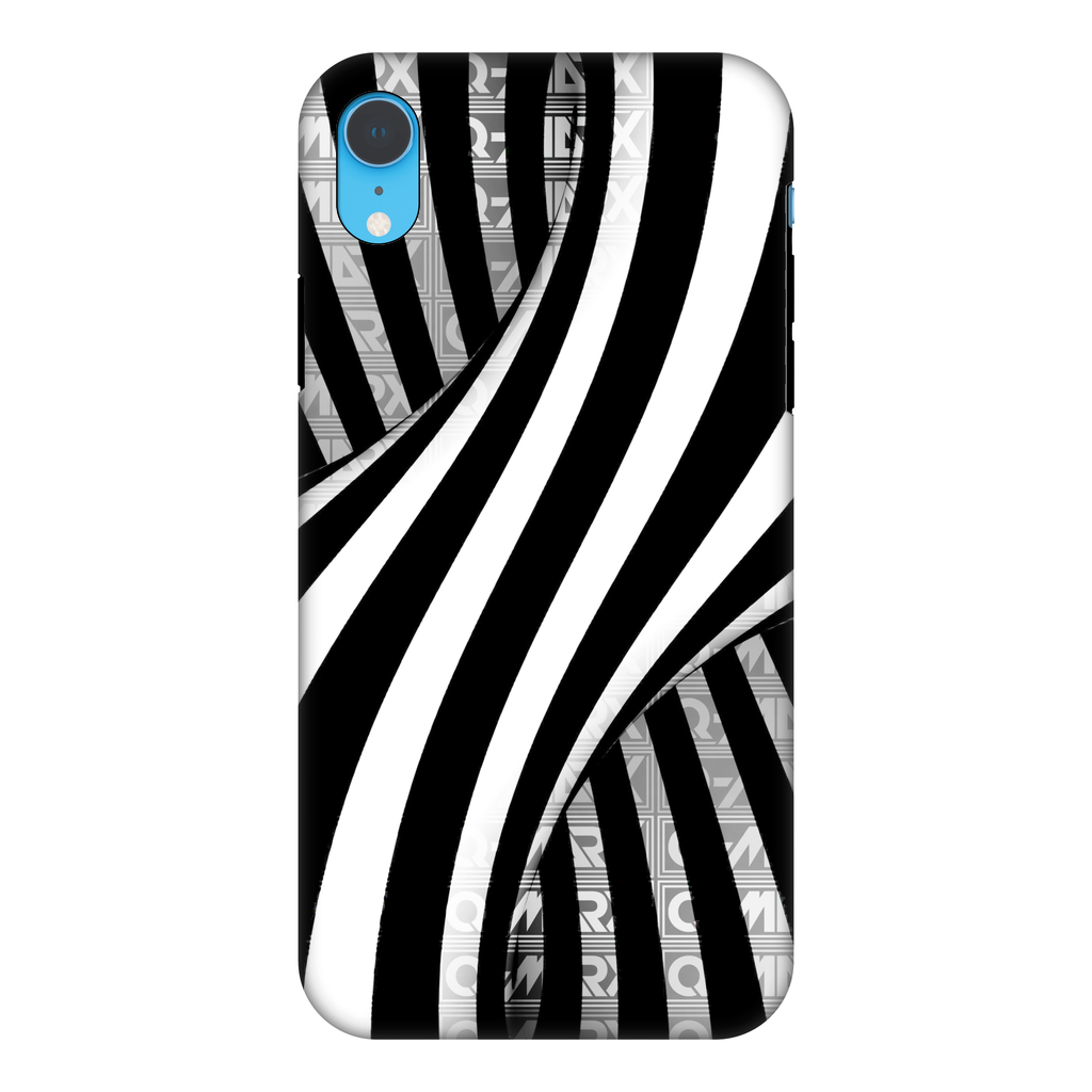 Q-MARX - Monochromatic Swirl Fully Printed Tough Phone Case