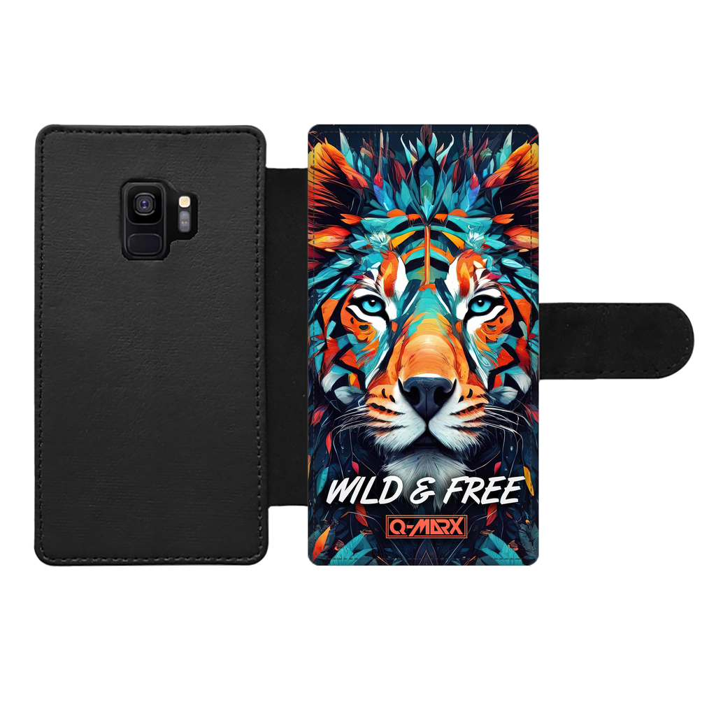Wild & Free Front Printed Wallet Cases