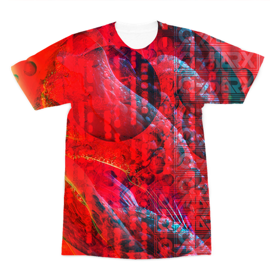 Q-MARX - Viral Code Premium Sublimation Adult T-Shirt