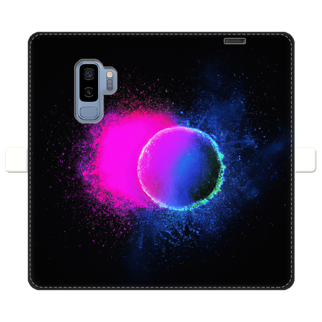 Neon Hole Fully Printed Wallet Cases