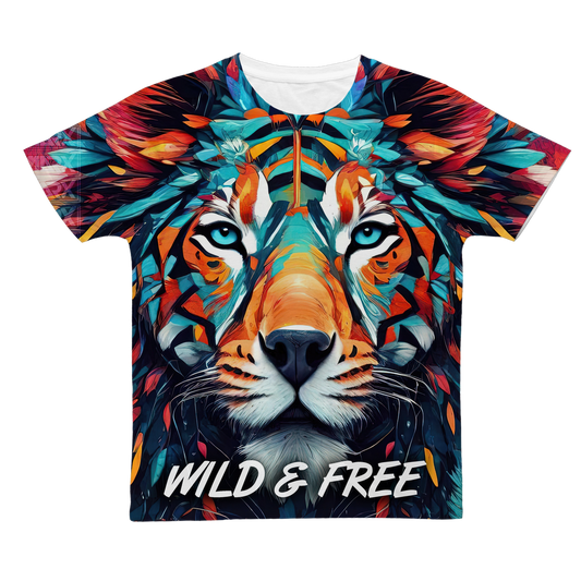 Wild & Free Classic Sublimation Adult T-Shirt