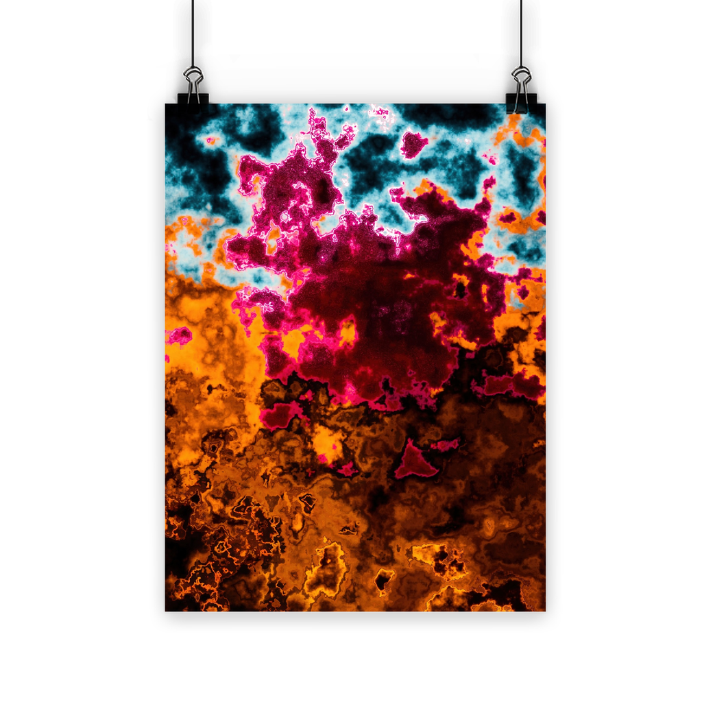 Abstract Lava Classic Poster