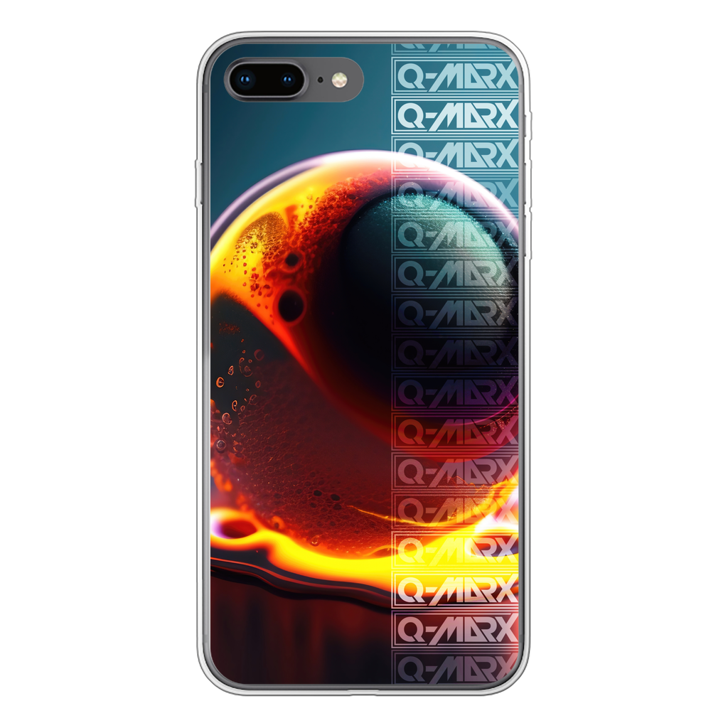 Q-MARX - Orbital Reality Back Printed Transparent Soft Phone Case