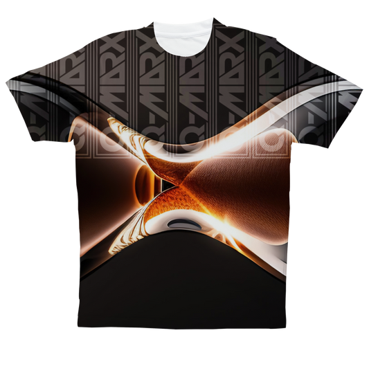 Q-MARX - Sands of Time (TimeGlass) Design Sublimation Performance Adult T-Shirt